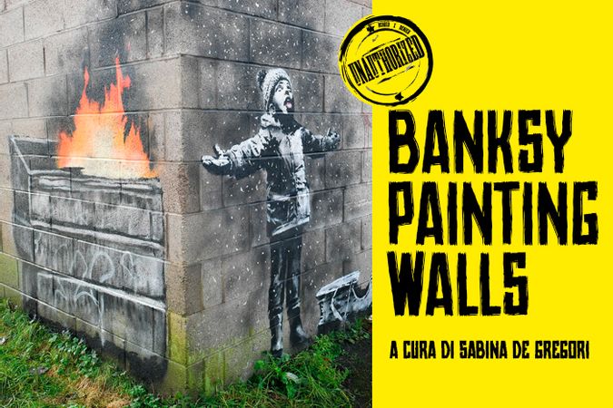 Banksy pintando paredes