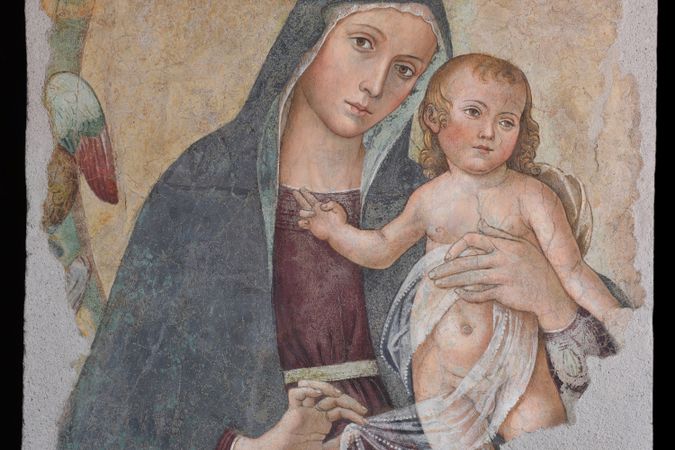 The Madonna delle Partorienti from the Vatican Grottoes
