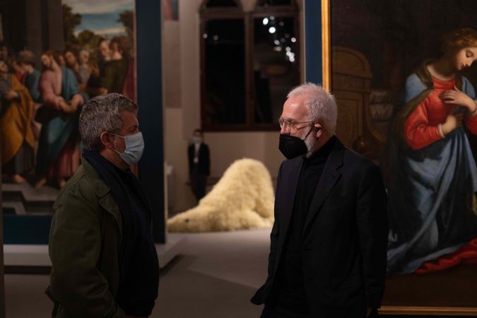 Meeting with the curator Francesco Bonami