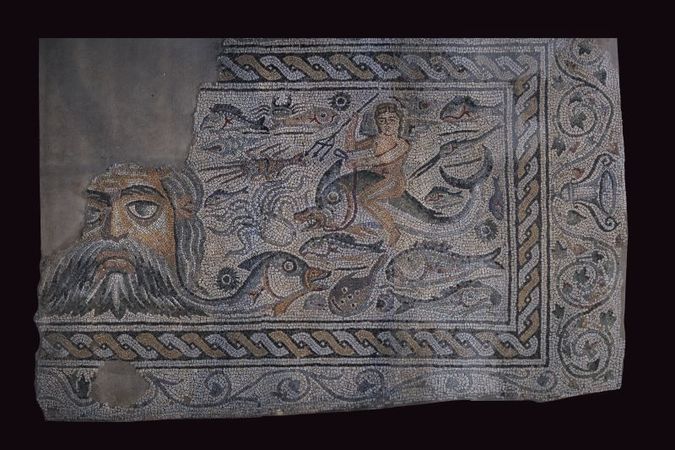 luni_museo e zona archeologica_dettaglio mosaico d