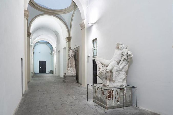 Fauno Barberini, , XIX secolo, copia in gesso, Corridoi Accademia di Belle Arti di Brera ©Cosmo Laera.jpg